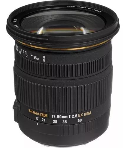 Lente Sigma 17-50mm F/2.8 Ex Dc Os Hsm Para Câmeras Nikon