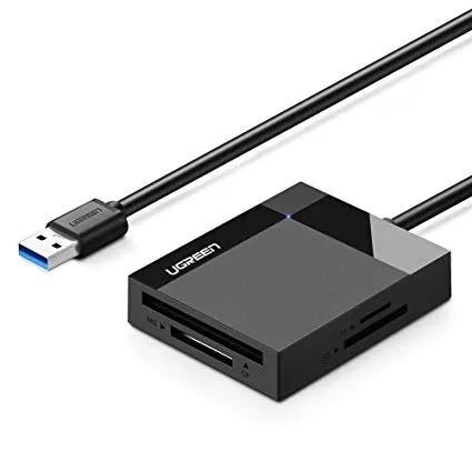 Multi Leitor De Cartão Usb3.0 Ler Sd / Tf Ugreen