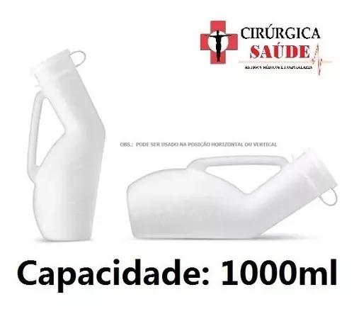 Papagaio Plastico Urinol Masculino Taylor 1000ml Kit Com 4
