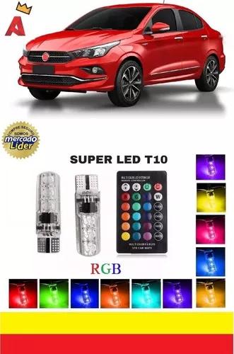 Pingo Rgb Led C/controle S/ Fio Farol Strob + Barato Do Ml