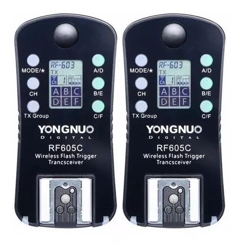 Radio Flash Yongnuo Rf605c Para Canon T5i T6i 60d 70d 5d 7d