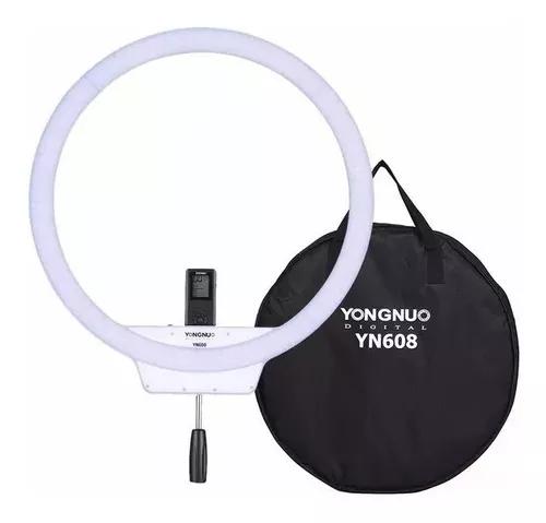 Ring Light Youngnuo Yn 608 Completo +tripe 1,80m Reclinavel
