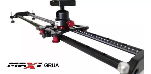 Slider Dolly Travelling Maxigrua Dslr 80cm Gratis Ball Head