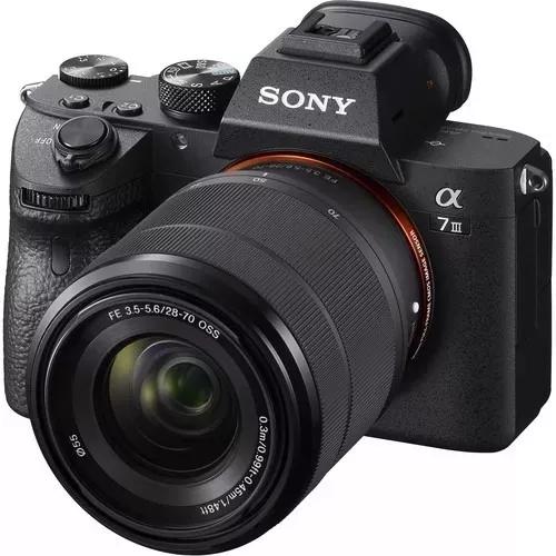Sony Alpha A7 Iii Mirrorless Camera Com Lente 28-70mm, Novo