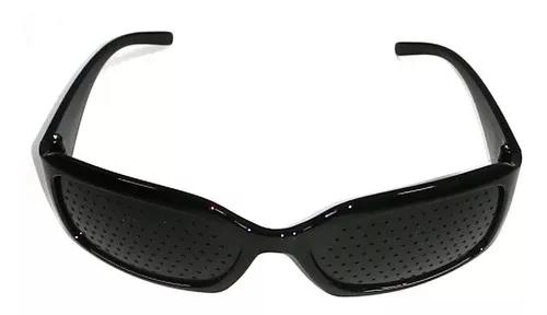 Armação Completa Oculos Furadinho Pinhole Reticulado