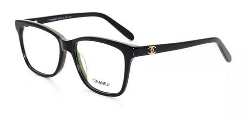 Armação Oculos De Grau Chanel Quadrada X3272 Frete Grátis