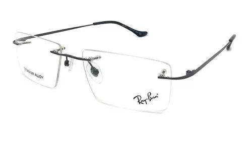 Armação Oculos Grau Rb2011 Original Titanium Masculino