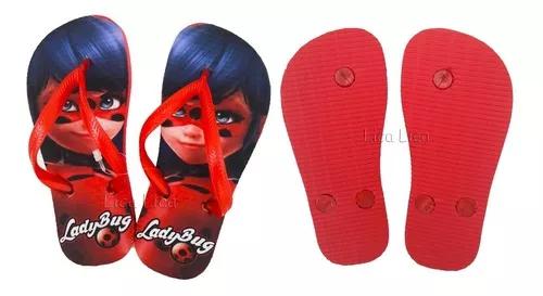 Chinelo Infantil Ladybug Miraculous Sandália Menina