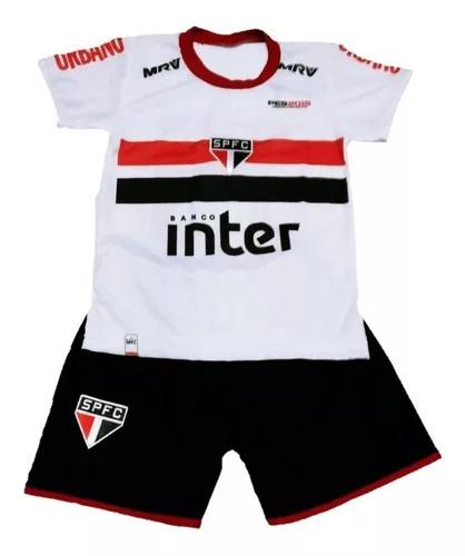 Conjunto Infantil Criança São Paulo De Futebol