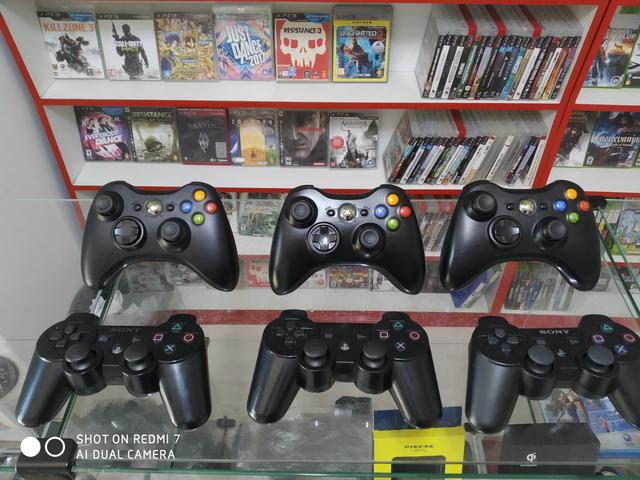 Controles PS3 e Xbox 360 originais