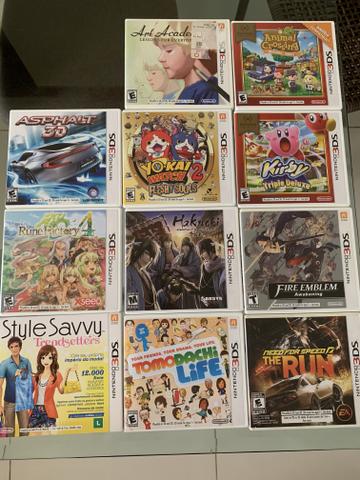 Kit com 11 jogos originais 3DS