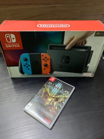 Nintendo Switch (Acompanha 1 jogo brinde)