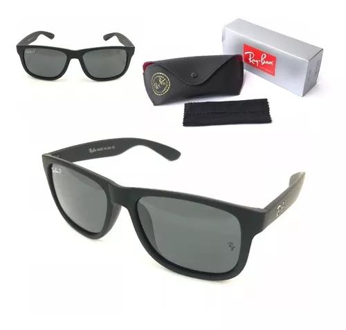 Oculos De Sol Masculino Justin Ray Ban Polarizado Rb4165 Top