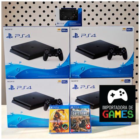 PS4 - PlayStation 4 Slim 500gb - Produto Novo