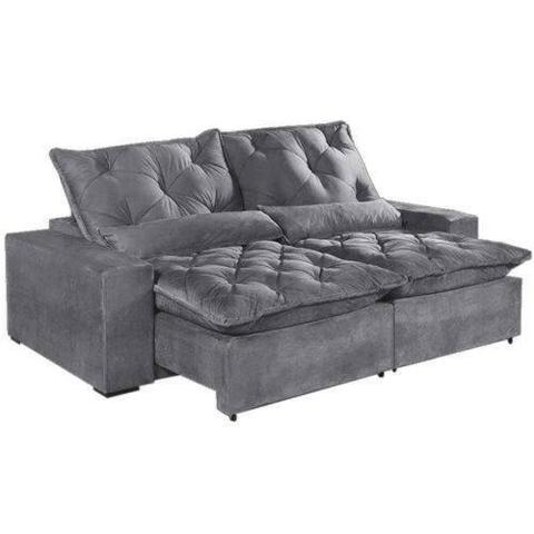 Sofa elegance retratil e reclinavel 2.30m