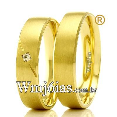 Aliancas em ouro 18k WM2334