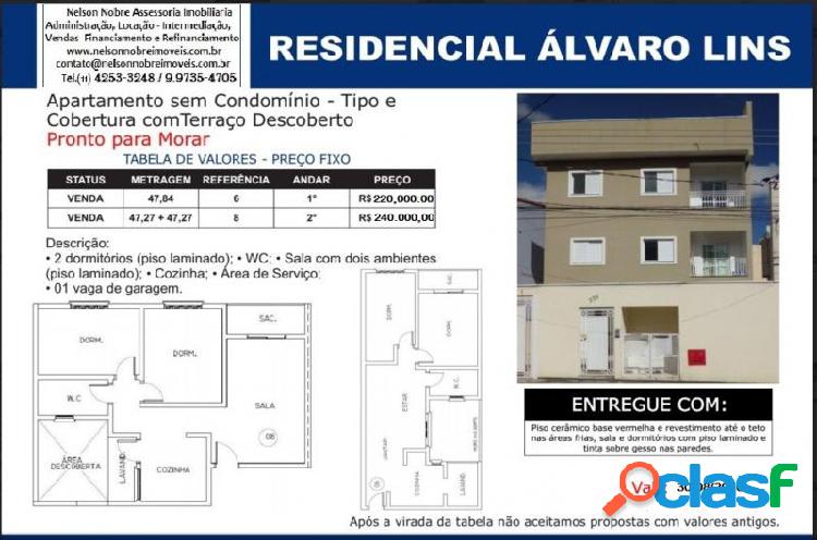 Apartamento com 2 dorms em Santo André - Jardim Ipanema por