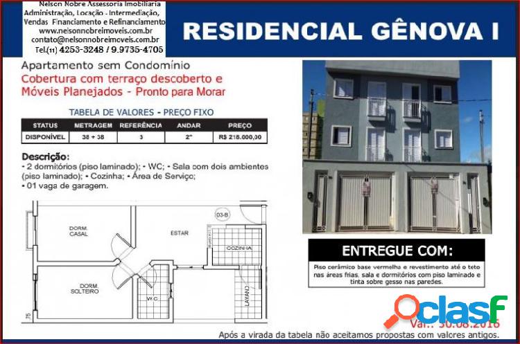 Apartamento com 2 dorms em Santo André - Vila Lutécia por