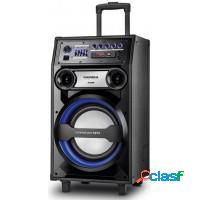 CAIXA DE SOM AMPLIFICADA MONDIAL 240w MP3 FM SD CA