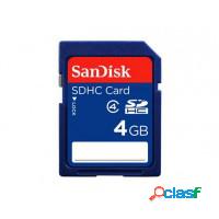 CARTAO DE MEMORIA CLASSE 4 SD/SDHC - SANDISK 4GB