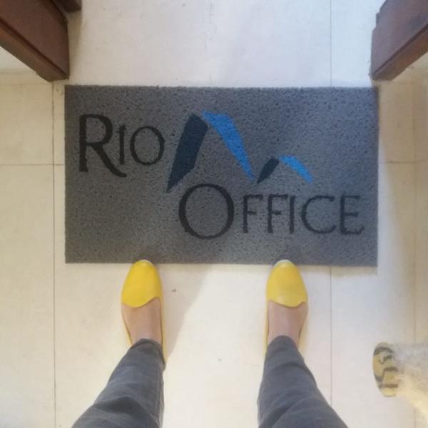 Capacho Sua Logo - Rio Office FP 80x40cm