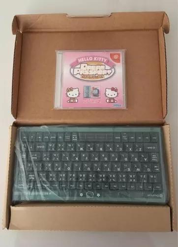 Dreamcast Keyboard Blue Teclado + Jogo Hello Kitty Original