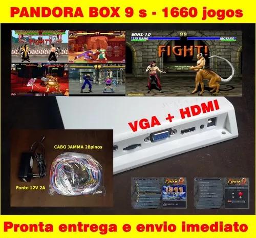 Pandora Box 3d 9s 1660+ Cabo Jamma + Fonte12v