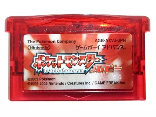 Pokémon Ruby Original Nintendo Game Boy Advance