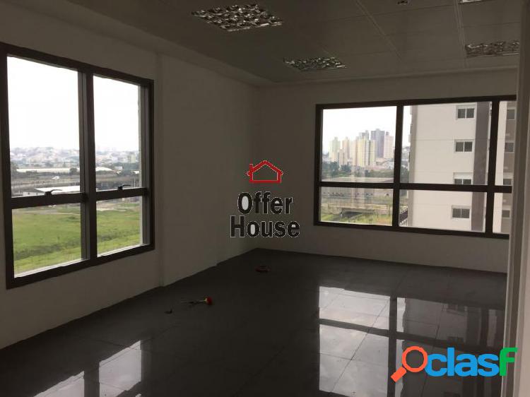 Sala Comercial com 38 m2 em Santo André - Campestre por 295