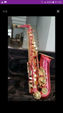 Saxofone Alto Sa500 Em Mib Rosa