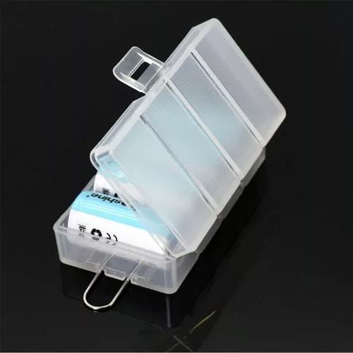 Soshine 4 Cr123a / 16340 Bateria Caso Transparente