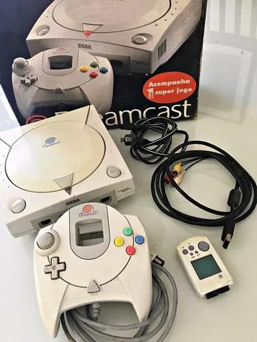 Videogame Sega Dreamcast Completo Original Vmu Caixa E Jogo