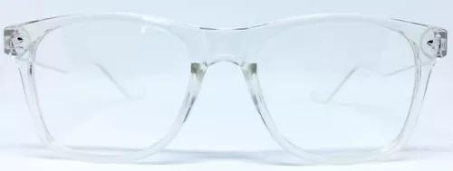 Armação Retrô Unissex Para Óculos De Grau - Transparente