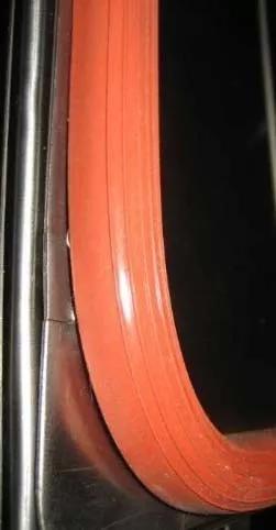 Borracha Perfil Silicone Porta Forno Progas Antigo 14mts
