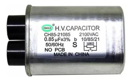 Capacitor Alta Tensão Microondas 0,85uf 2100v - Kit 10 Un