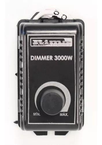 Dimmer Dimer 3000w Dissipador Halogena Motor Monofasico Bivo