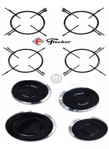 Espalha Chama + Difusor + Grade Cooktop Fischer 4bocas