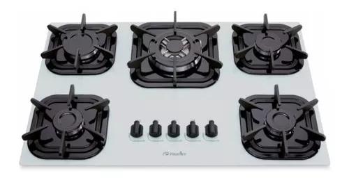 Fogão Cooktop 5 Bocas Tripla Chama Mueller Branco