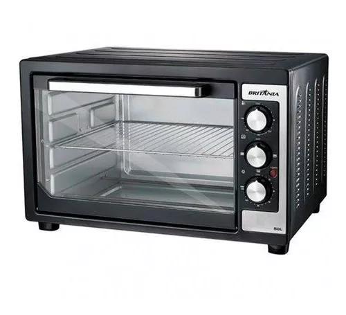 Forno Elétrico Britânia 50 Litros Bfe50p Com Timer Preto