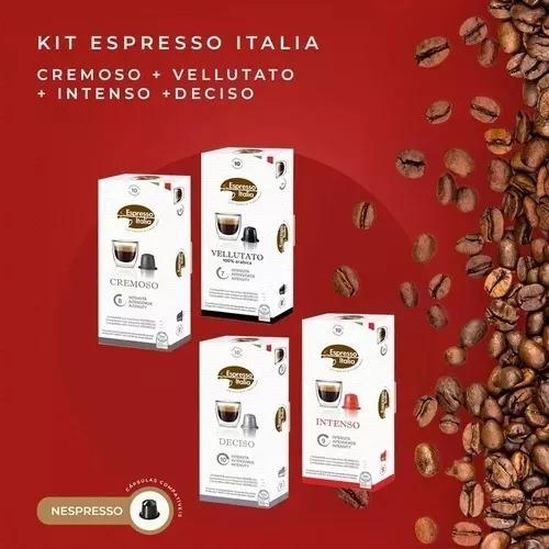 Kit 120 Capsulas Compativeis Nespresso/ Café Espresso