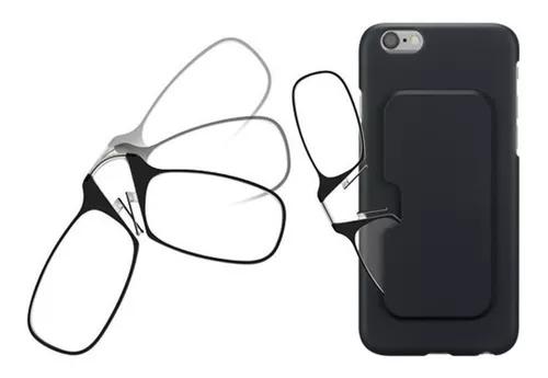 Oculos De Leitura Portátil Com Case Para Fixar No Celular