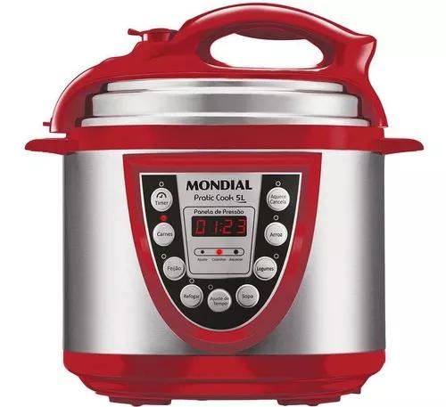 Panela Elétrica De Pressão Mondial Pratic Cook Pe-12 5l