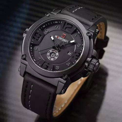 Relógio Masculino Militar Esportivo Naviforce Pulseira