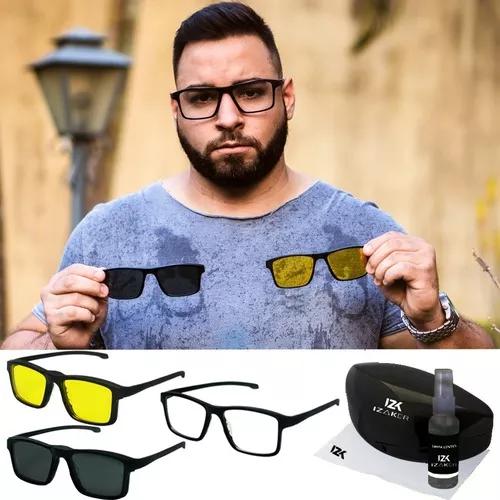 culos Clipon Clip On Armação 3 Lentes S