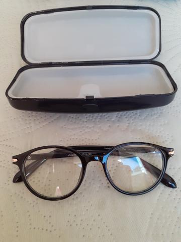 Armação de óculos com lente sem grau