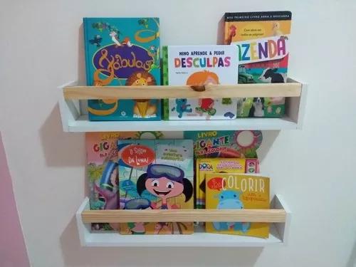 Porta Livros, Prateleira Infantil Para Livros.