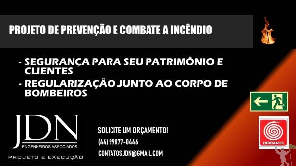 Projeto de Prevenção à Incêndio - Maringá, Sarandi,