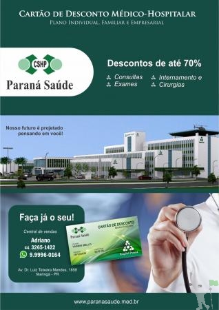 CARTÃO DE DESCONTO - HOSPITAL PARANÁ