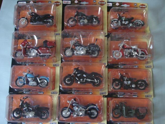 Coleção De Motos Harley Davidson Da Maisto Escala1:18