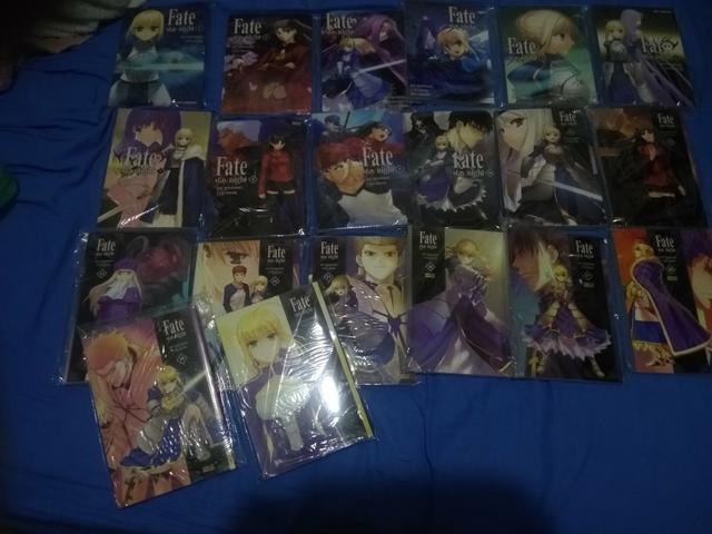 Coleção completa mangá Fate Stay Night (1 ao 20) Panini